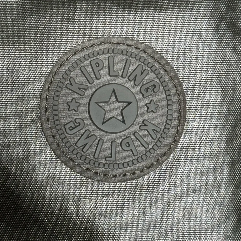 Kipling Alanna Champagne Metallic Tote Bag